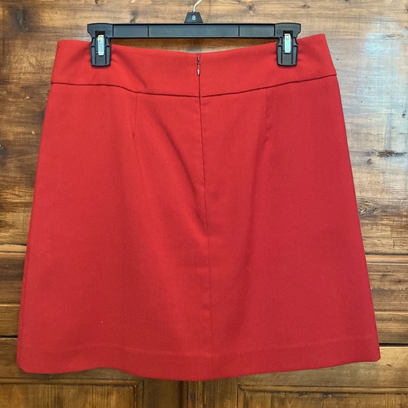 Ann Taylor Loft Red Skirt Size 6 - Picture 2 of 7